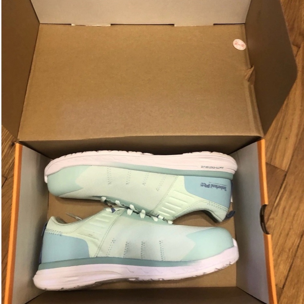 Timberland PRO Light Blue Safety Toe Sneakers - Picture 3 of 7